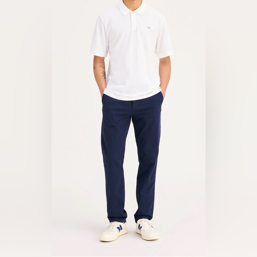 Dockers Chino Pants Slim 34 / 32 Navy Blue